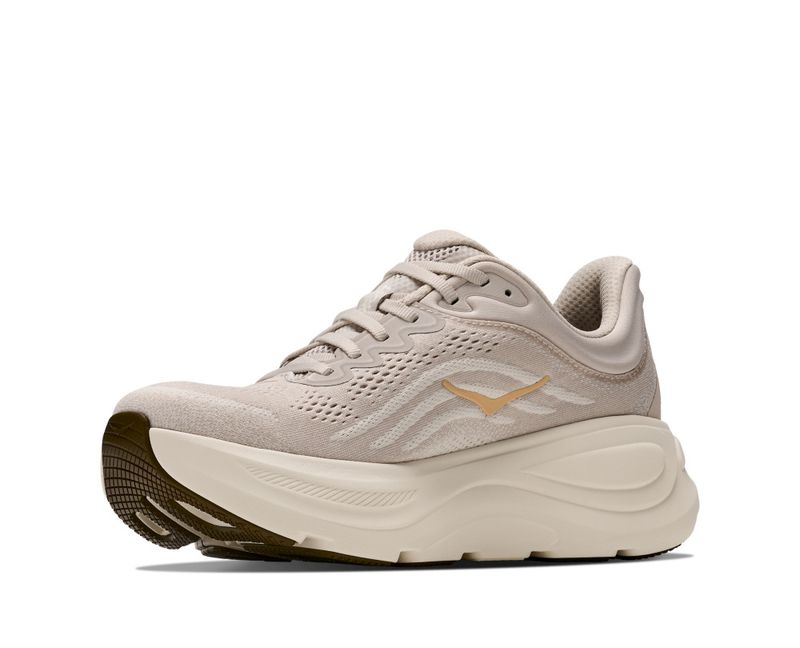 Hoka W Bondi 9 River Rock Grey/Alabaster