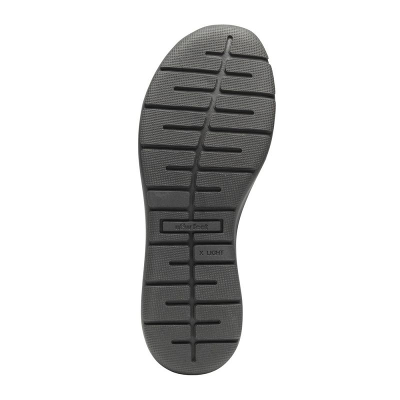 New Feet Sko med två kardborreband, svart