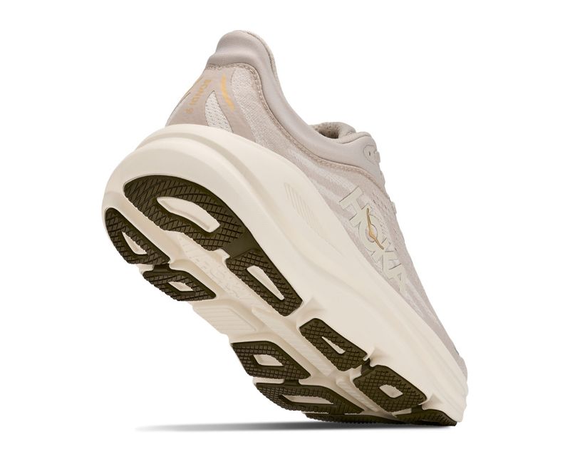 Hoka W Bondi 9 River Rock Grey/Alabaster